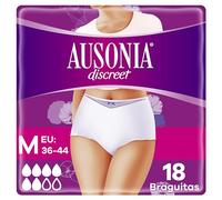 usonia Discreet Mutandine per l'incontinenza Plus, taglia M, confezione da 18, blocca perdite e odori, comodi e discreti