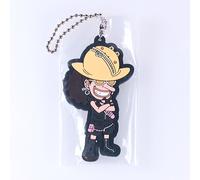 Usopp One Piece Film Red Rubber Mascotte Portachiavi Bandai dal Giappone