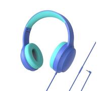 Usoun Cuffie per bambini, cablate per bambini, sovrauricolari con microfono, limitatore di volume 85/94 dB, per bambini, ragazzi, ragazze, adolescenti, bambini, cuffie pieghevoli con cavo da 3,5 mm