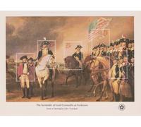 USPS 1976 Francobollo per il francobollo del Bicentenario: La resa di Lord Cornwallis a Yorktown