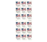 USPS Forever Stamps Four Flags ATM Sheet of 18 x Forever US Postage Stamps