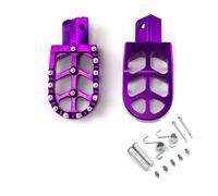 USQBUZHHK Pedana per Moto per CRF 125 250 500 230 450R CR 125 250 230 500 450R Moto Pedale Pose Piedi Poggiapiedi Pedane Pedane Pedali Poggiapiedi per Pedali Moto(Viola)