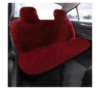 USQBUZHHK Protezioni per sedili Coprisedili Auto Universali Cuscino Peluche Artificiale Caldo Traspirante(1 Rear Wine Red)