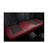 USQBUZHHK Protezioni per sedili Cuscino Coprisedile Auto In Pelle Universale Per Civic Per Città Per Accordo Per Elysion Per FIT Per Giada Per Jazz CRV CRZ(Red Black Only Rear Seat)