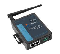 USR-W630 Industrial Serial RS232/RS485 to WiFi and Ethernet Converter Server Ethernet to Serial RS232 RS485 Wi-Fi Converter Supporta due porte Ethernet RJ45 Modbus RTU to Modbus TCP con adattatore DC