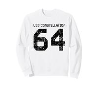 USS Constellation CV-64 - Portaereo Stile Invecchiato Felpa