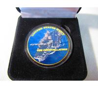 Uss Costellazione CV-64 Moneta di Sfida W/Presentazione Scatola