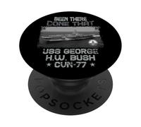 USS George H.W. Bush CVN-77 portaerei US Military PopSockets PopGrip Adesivo