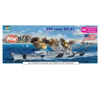 USS Iowa BB-61 Battleship Nave Plastic Kit Scala 1:200 Model 3706