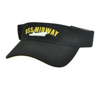 USS MIDWAY Magico San Diego Navale Museo Visiera Cappello Nero