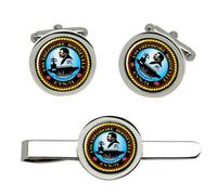 Uss Theodore Roosevelt (CVN-71) Gemelli E Fermacravatta Set