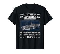 USS Theodore Roosevelt CVN-71 Giornata dei veterani della portaerei Maglietta