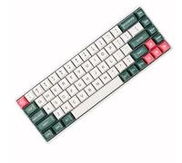 Ussixchare Set di copritasti in PBT, profilo ASA, doppio colpo, configurazione ANSI, per sostituzione tastiera meccanica, compatibile con interruttori MX-Clone