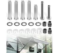 USSKYBOY Kit di perni e elementi di fissaggio per tenda da sole con kit di montaggio a molla a gas R001576 adatto per tenda Dometic 9100/9200 Power RV (22 pezzi)