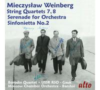 Borodin Quartet Mieczyslaw Weinberg: String Quartets Nos. 7 & 8, Serenade O (CD)