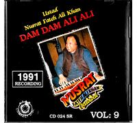 Ustad Nusrat Fateh Ali Khan Vol 9 - Dam Dam Ali Ali Kar - Nuovo Qawwali CD