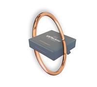 USTeckno Bracciale forgiato a mano in puro rame al 100%. Realizzato con rame massiccio di alto calibro e benefici per la salute. Migliora il tuo benessere con stile.., One size, Rame puro, rame.