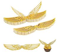 USTNIR 50 Pezzi Ornamenti a Ali di, Ornamenti di Compleanno con Glitter, Mago, Cupcake, Ornamento per Feste a Tema, Matrimoni, Compleanni, Muffin (Oro)