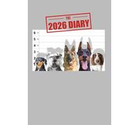 Usual Dog Suspects 2026 Diary: Dog Lovers Weekly & Monthly Planner - Week to View on 2 Pages - January to December - 6" x 9"