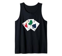 Usura di Stile del Casinò del Poker delle Carte da Gioco di Quattro Assi per Il Tee Canotta