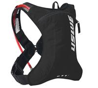 USWE Race 2.0, zaino idrico ultra leggero con sacca d'acqua da 2,0 l, a prova di perdite, per ghiaia, MTB, corsa, escursionismo, ciclismo, campeggio, ciclismo, ciclismo, uomo, donna (nero, 2L)
