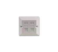 UT-8702 PRO SIGNAL Piastra Frontale, Doppio Rj45 Cat5E