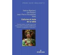 Uta Felten Cultures et mots de la table (Copertina rigida)