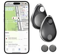 Utag - Tracker GPS per bambini nascosto, confezione da 2, compatibile con Apple Find My (solo iOS), impermeabile, modalità smarrimento, senza canone mensile, adatto per bambini, anziani, animali