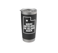 Utah Make Antelope an Island Again Great Salt Lake Bicchiere termico in acciaio inox doppia parete