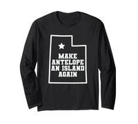 Utah Make Antelope an Island Again Great Salt Lake Maglia a Manica