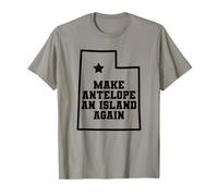 Utah Make Antelope an Island Again Great Salt Lake Maglietta