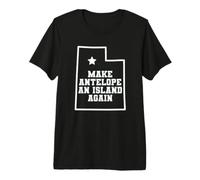 Utah Make Antelope an Island Again Great Salt Lake Maglietta Premium