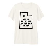 Utah Make Antelope an Island Again Great Salt Lake Maglietta Premium