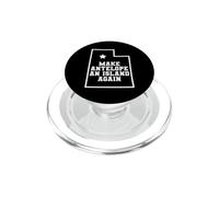 Utah Make Antelope an Island Again Great Salt Lake PopSockets PopGrip per MagSafe