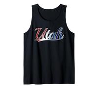 Utah Patriotic Red White And Blue USA American Pride Canotta