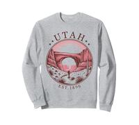 Utah Retro State 1896 Canyon Arch Desert Hiking Trail Felpa