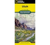 Utah State Recreation Map - National Geographic State Travel Map and Guide