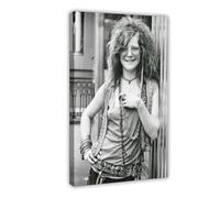 utahcr Janis Joplin Poster su tela, decorazione artistica da parete per soggiorno, camera da letto, 40 x 60 cm