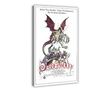 utahcr Poster su tela con Jabberwocky Monty Python, decorazione per camera da letto, ufficio, camera da letto, regalo, 20 x 30 cm