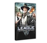 utahcr Poster su tela del film The League of Extraordinary Gentlemen, decorazione per camera da letto, ufficio, camera da letto, regalo, 50 x 75 cm
