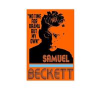 utahcr Samuel Beckett Poster su tela, decorazione artistica da parete per soggiorno e camera da letto, 40 x 60 cm