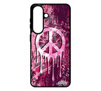 utaupia Cover in silicone per Samsung Galaxy S26+ Plus Peace and Love Cover Bumper Pace e Amore Reggae SM-S947B Donna Ragga Yoga Journal Tatuaggio