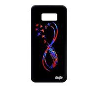 utaupia Cover per Galaxy S8 Plus Silicone Infinito Multicolore Metal Orange Tatuaggio 4G per Samsung Galaxy S8 Plus