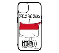 utaupia Cover per iPhone 14+ Plus Silicone j'peux Pas j'vais a Monaco Humour TPU Mobile di protezione Cover Bumper Basket Calcio 128 GB