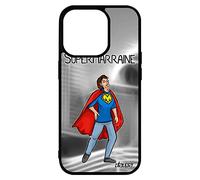 utaupia Cover super madrina per iPhone 14 Pro Max Silicone economico Bebe rigida Heros Comics Grigio Case Telefono umoristico Umorismo Custodia