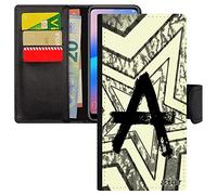 utaupia Custodia a libro per Xiaomi mi Note 10 Lite Pelle Portafoglio Anarchia Logo Comunismo Pittura Rock Libertà filosofia Custodia Urbano