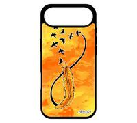 utaupia Custodia per iPhone 17 Air Silicone Infinito Cover Uccello Amore Piuma Design Universo Regalo di Compleanno Nuvola Senza Fine Telefono