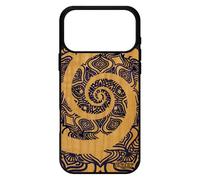 utaupia Custodia protettiva per iPhone 17 Pro Max Legno Silicone Mandala Indiano Blu Rosone Donna 1000 GB Portatile Fantasia Originale Zen