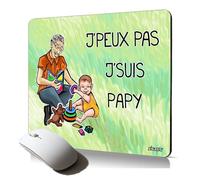 utaupia Tappetino per mouse morbido j'peux Pas je je suis Papy comique drole cadeau grand pere texte humour Drole Papi