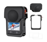 UTEBIT Custodia per Fotocamera DJI Osmo 360, Telaio Protettivo in Lega di Alluminio con Protezione Lenti in Silicone e Schermo, Cinghia per Estensione Accessori Fotocamera per DJI Osmo 360